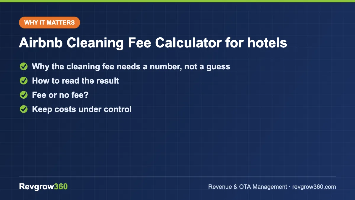 airbnb cleaning fee calculator tool formula airbnb cleaning fee calculator for hotels – key points