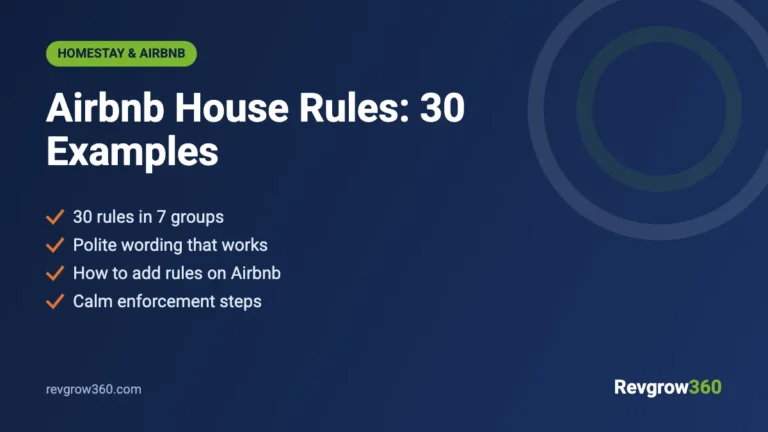 Airbnb House Rules: 30 Examples and How to Enforce Them