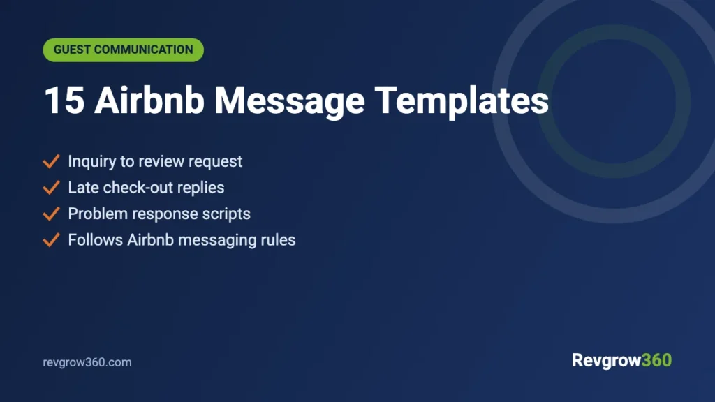 15 Airbnb Message Templates for Every Stage of a Stay