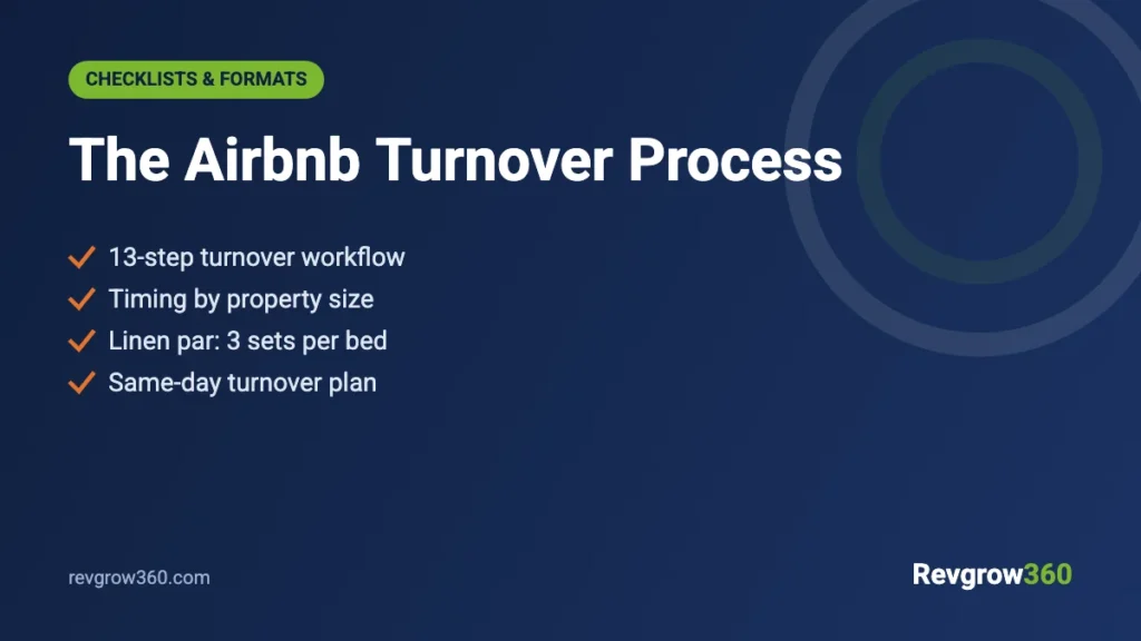 Airbnb Turnover: A Step-by-Step Process for Every Changeover