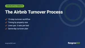 Airbnb Turnover: A Step-by-Step Process for Every Changeover
