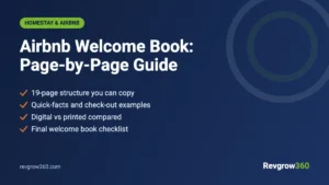 Airbnb Welcome Book: What to Include, Page by Page