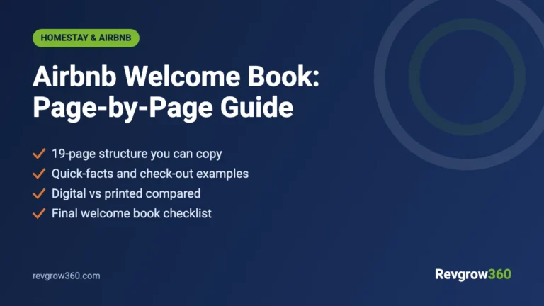 Airbnb Welcome Book: What to Include, Page by Page