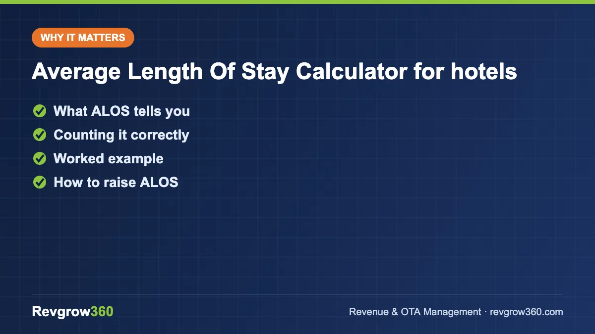 average length of stay calculator tool formula average length of stay calculator for hotels – key points