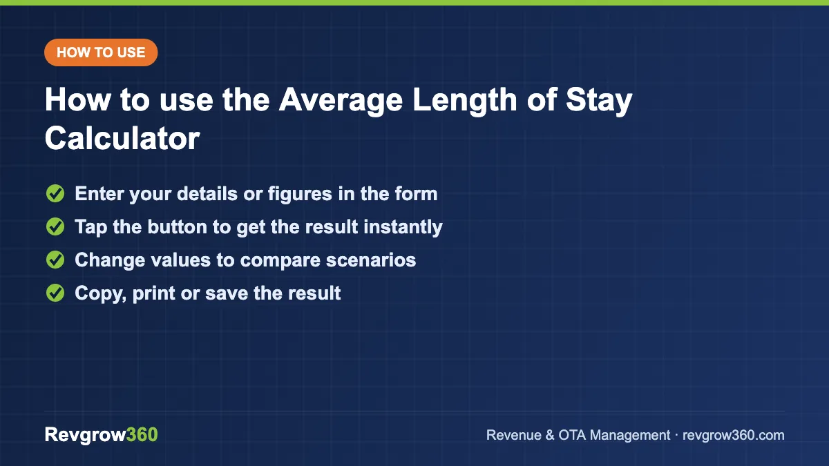 average length of stay calculator tool steps how to use the average length of stay calculator