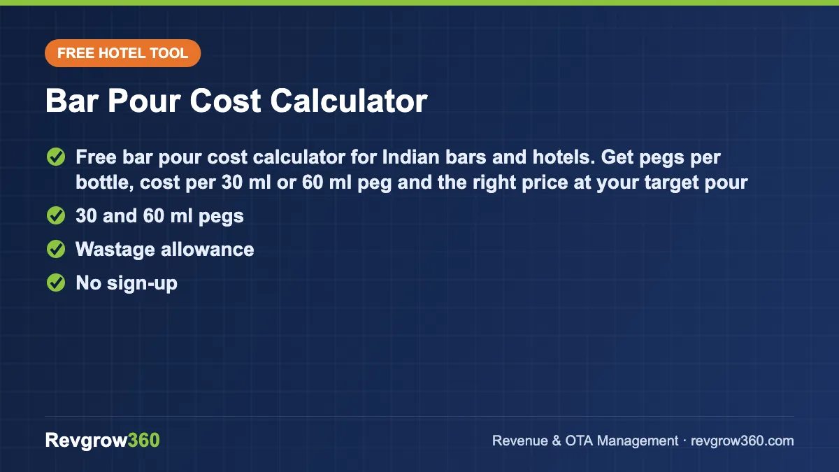 bar pour cost calculator tool card bar pour cost calculator – free online tool
