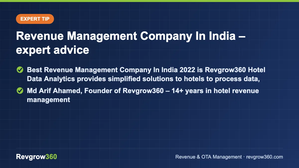 best revenue management company in india 2022 expert tip expert tip on revenue management company in india