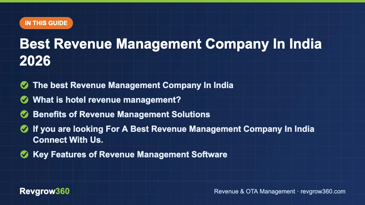 best revenue management company in india 2022 guide revenue management company in india guide – topics covered