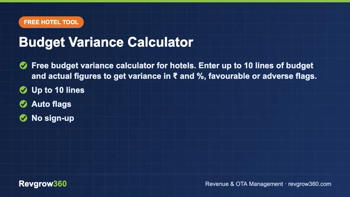 budget variance calculator tool card budget variance calculator – free online tool