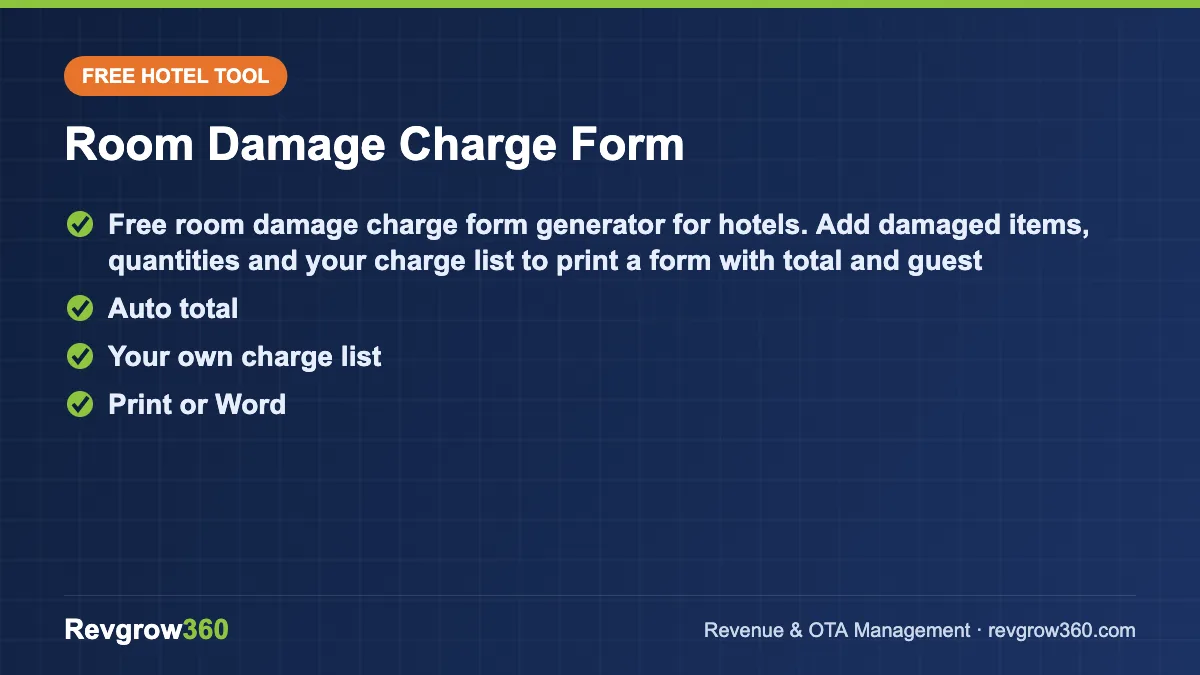 damage charge form generator tool card damage charge – free online tool