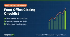 Front Office Closing Checklist for Hotels (Free Template)