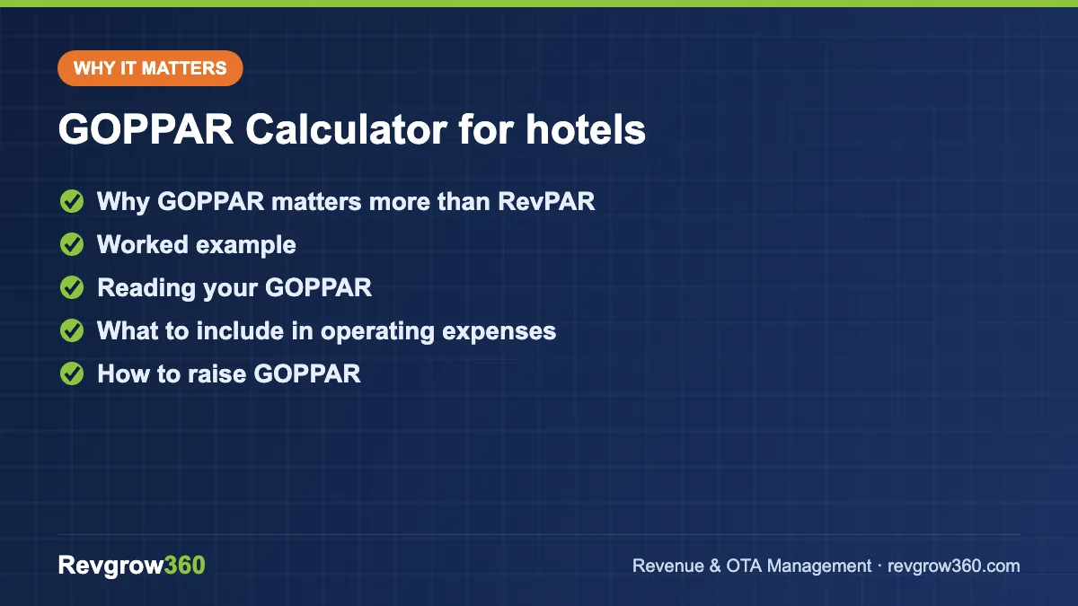 goppar calculator tool formula goppar calculator for hotels – key points