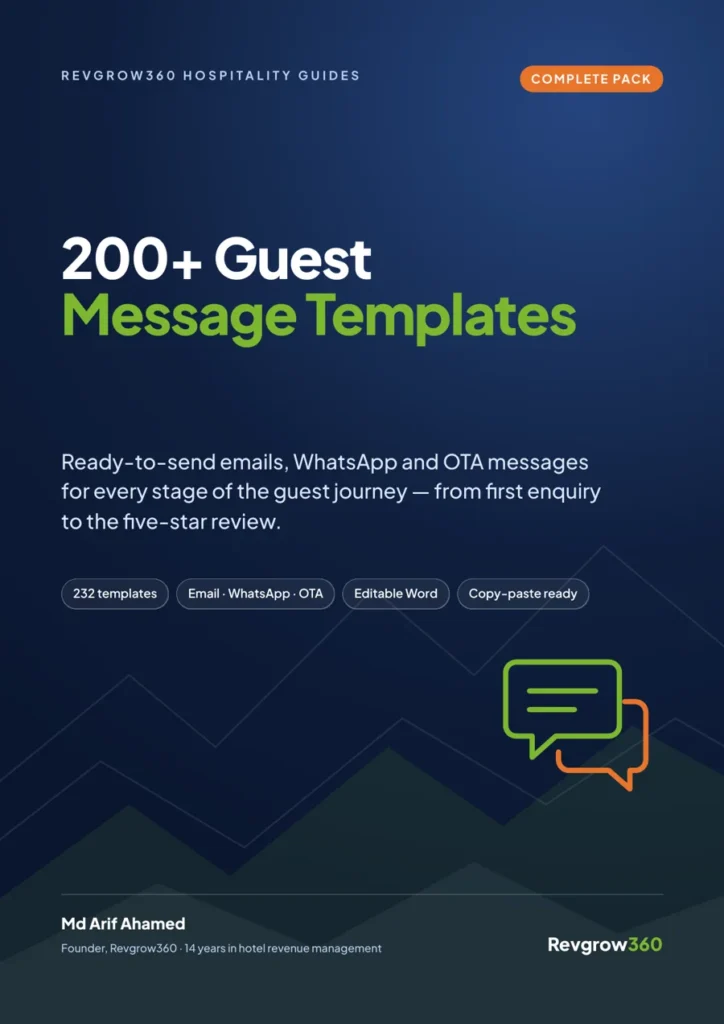 guest message templates cover 200+ Guest Message Templates book cover