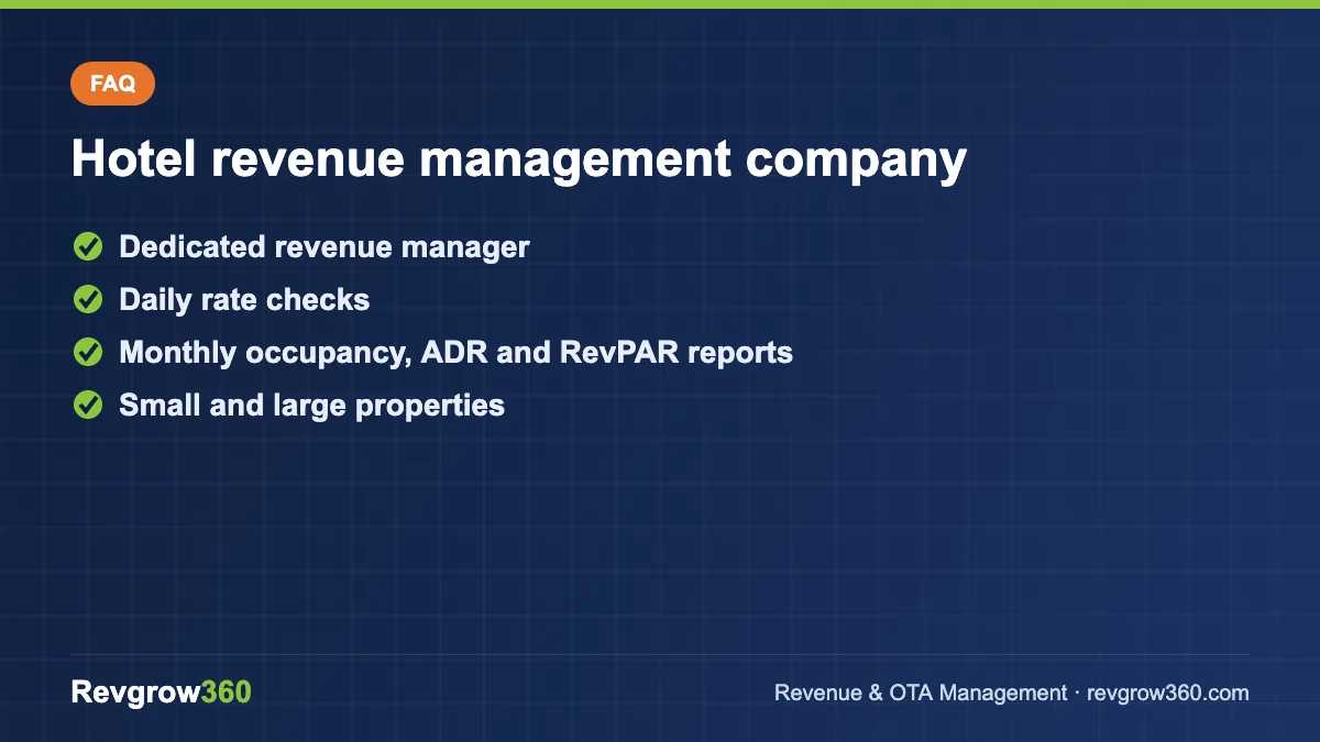 hotel revenue management rg360 faq guide Hotel Revenue Management Company FAQs – Revgrow360