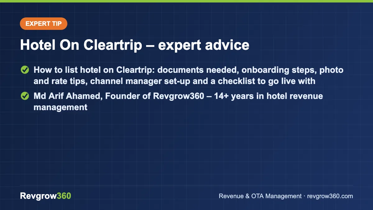 how to list hotel on cleartrip expert tip expert tip on hotel on cleartrip
