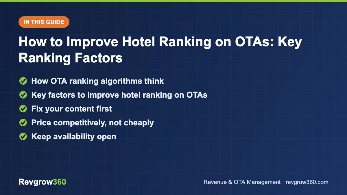 improve hotel ranking on otas guide improve hotel ranking on otas guide – topics covered