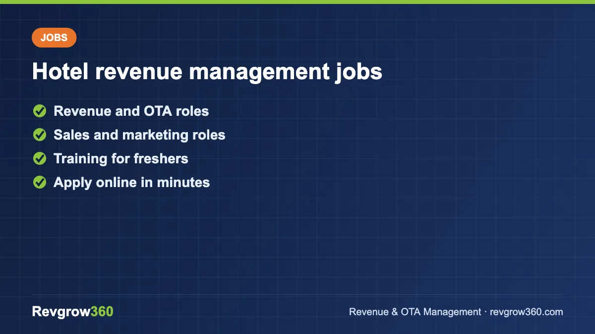 job openings rg360 guide Hotel Revenue Management Jobs – Revgrow360
