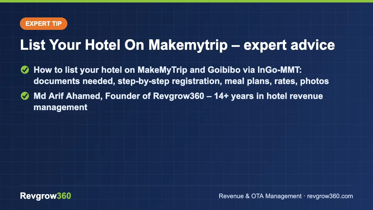 list hotel on makemytrip expert tip expert tip on list your hotel on makemytrip