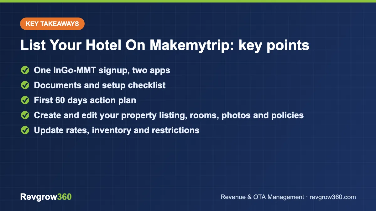 list hotel on makemytrip takeaways list your hotel on makemytrip – key takeaways