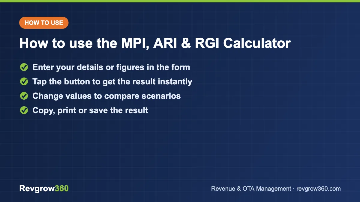 market share calculator tool steps how to use the rgi calculator