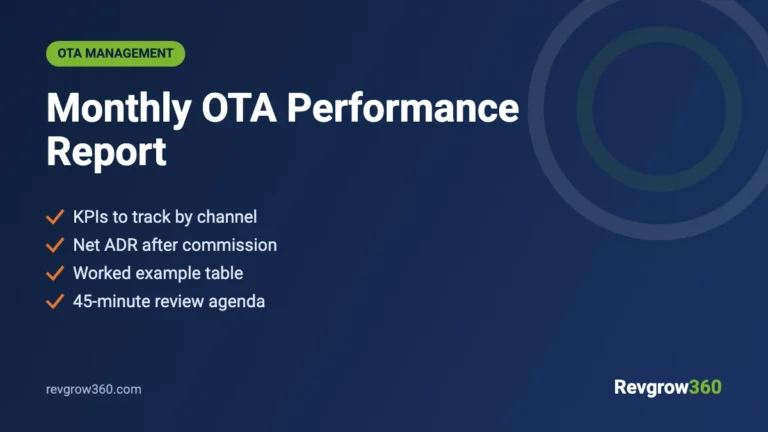 monthly ota performance review OTA Performance Report: How to Run a Monthly Channel Review