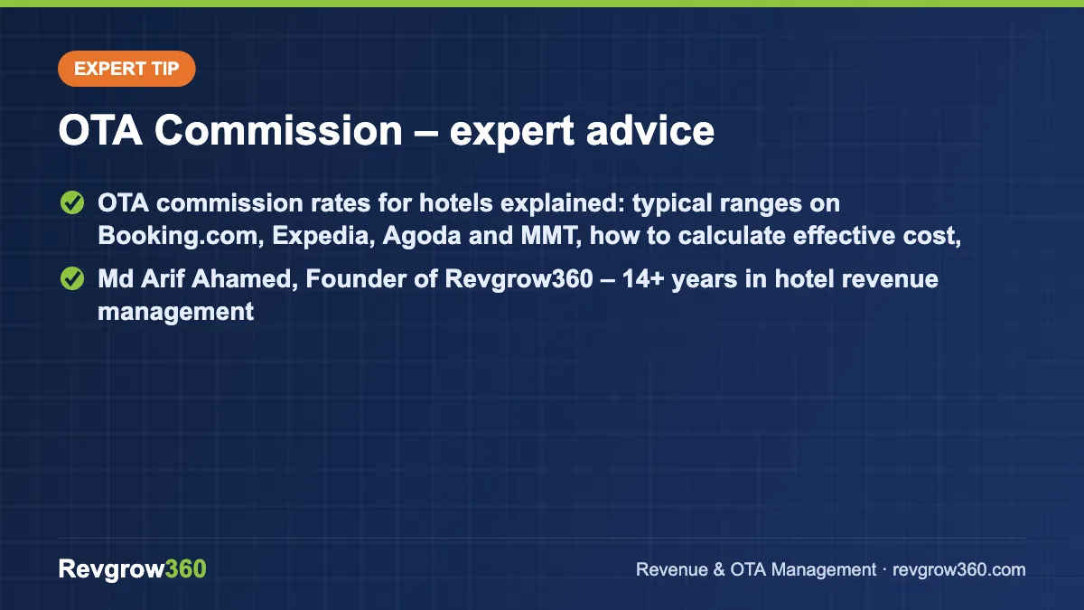 ota commission rates hotels expert tip expert tip on ota commission