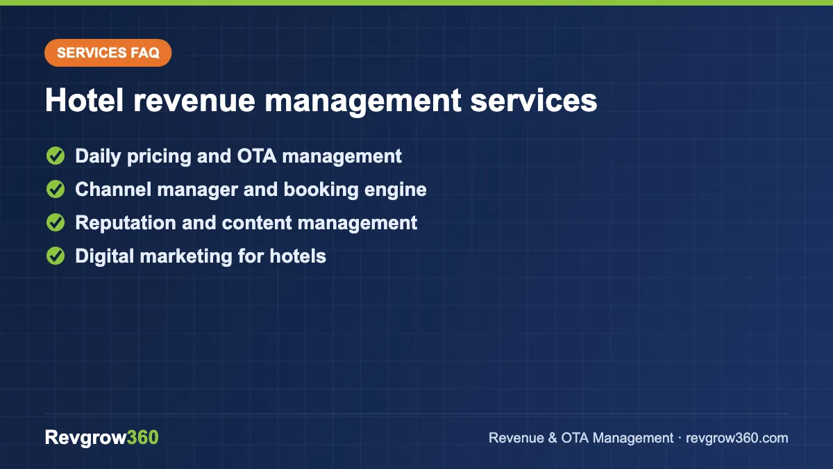our services rg360 faq guide Hotel Revenue Management Services FAQs – Revgrow360
