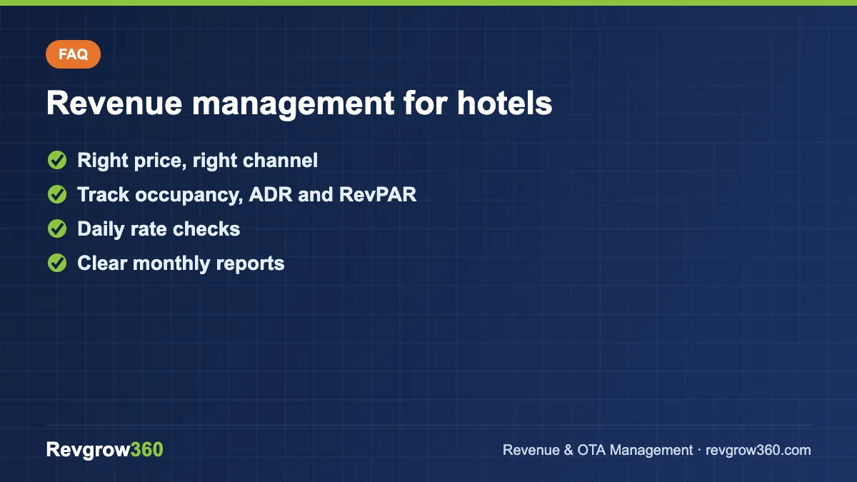 revenue management rg360 faq guide Revenue Management For Hotels FAQs – Revgrow360