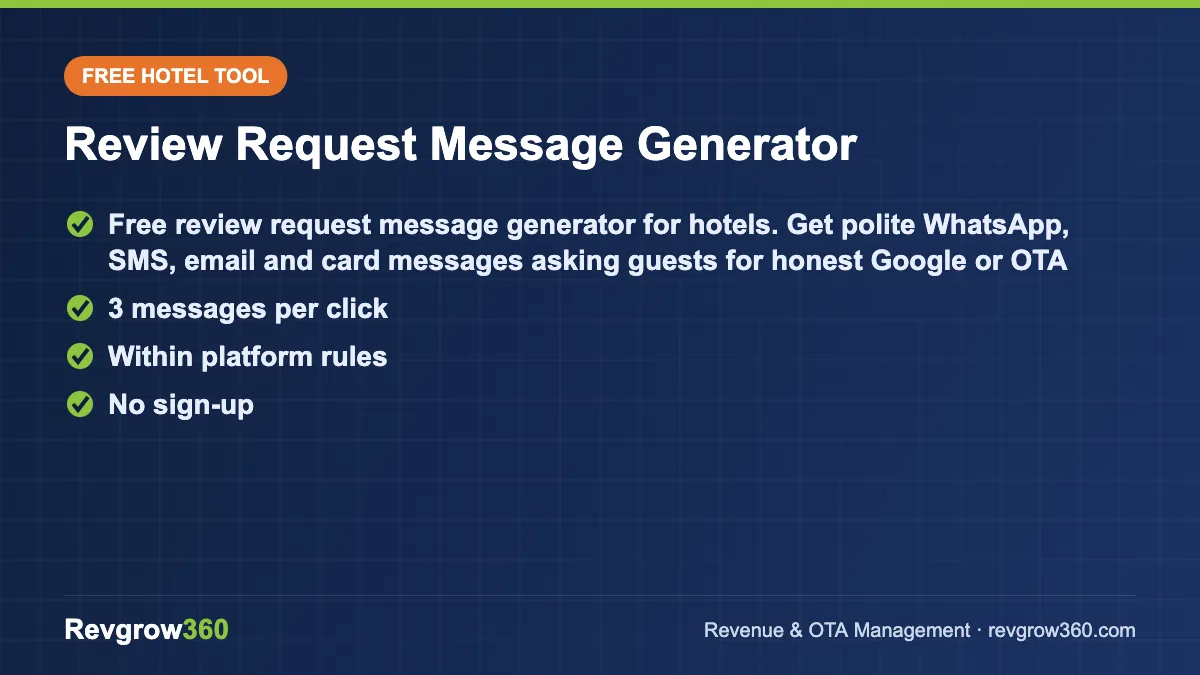 review request message – free online tool
