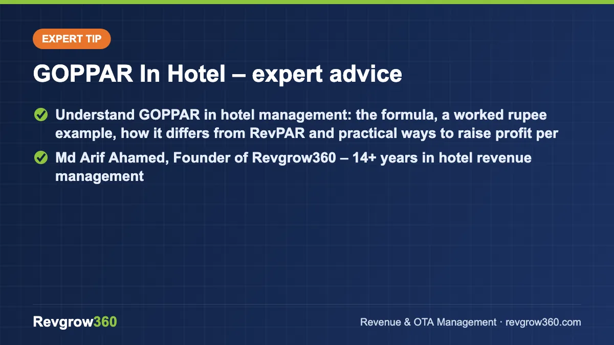 what is goppar expert tip expert tip on goppar in hotel