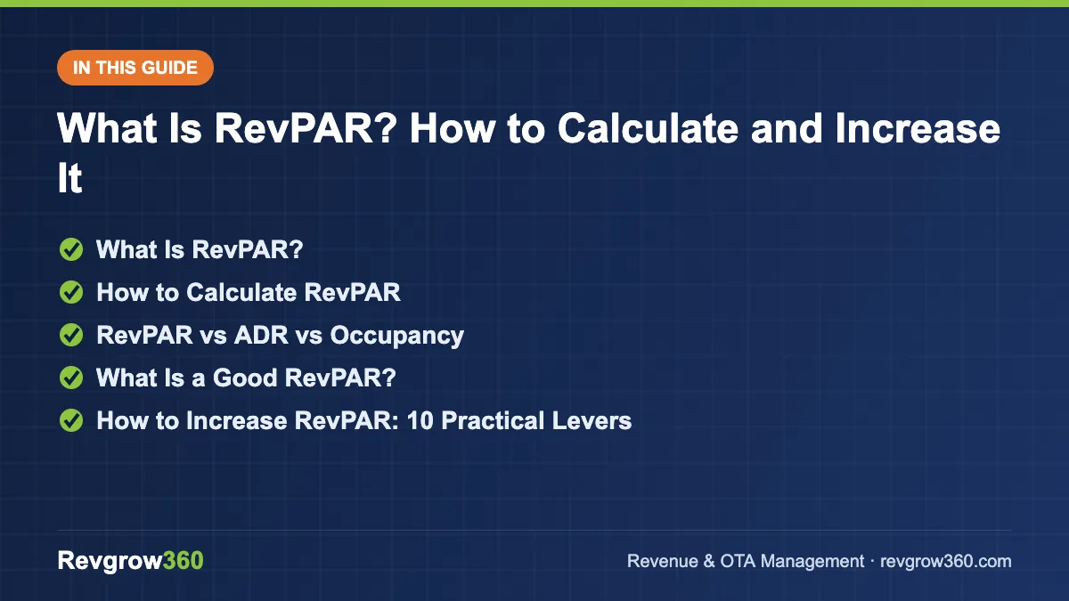 revpar guide – topics covered