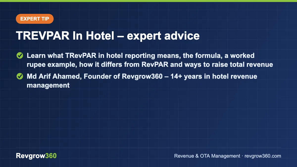what is trevpar expert tip expert tip on trevpar in hotel